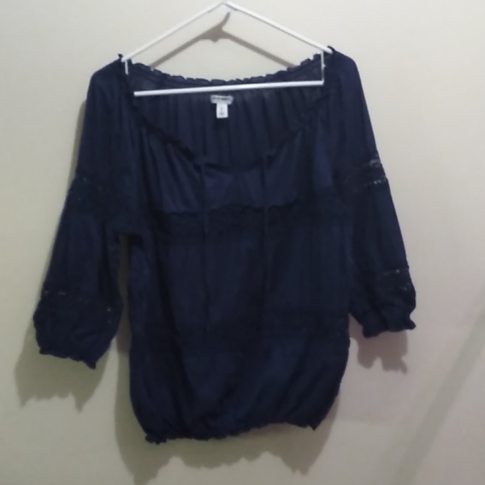 2/$15. Old Navy peasant blouse size medium